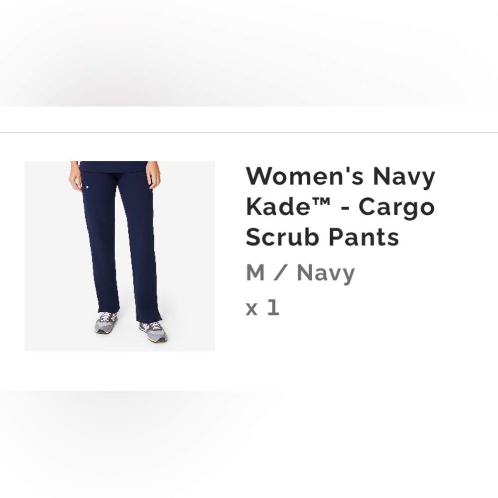 Figs Navy Cargo Pants Gem